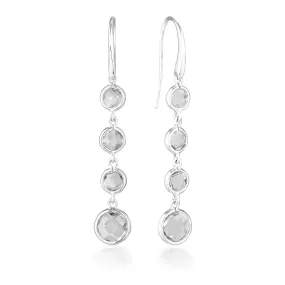 Georgini Helios Silver Drop Earrings