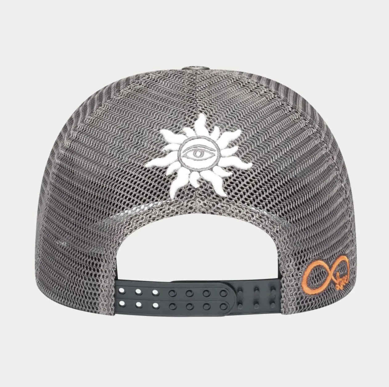 GodSpeed Forever Trucker Hat (Grey/French Blue)