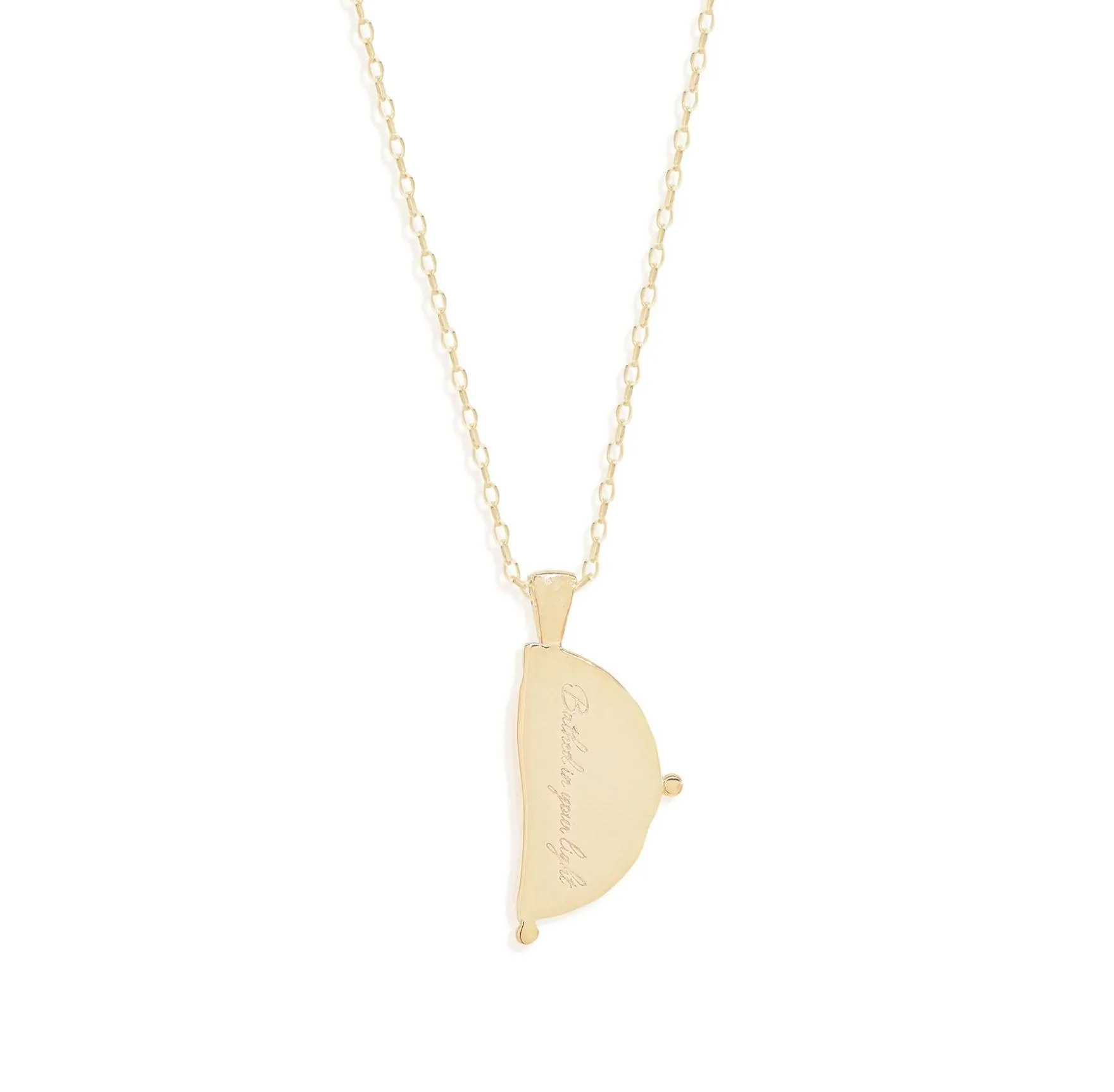 Gold Bathed In Your Light Necklace