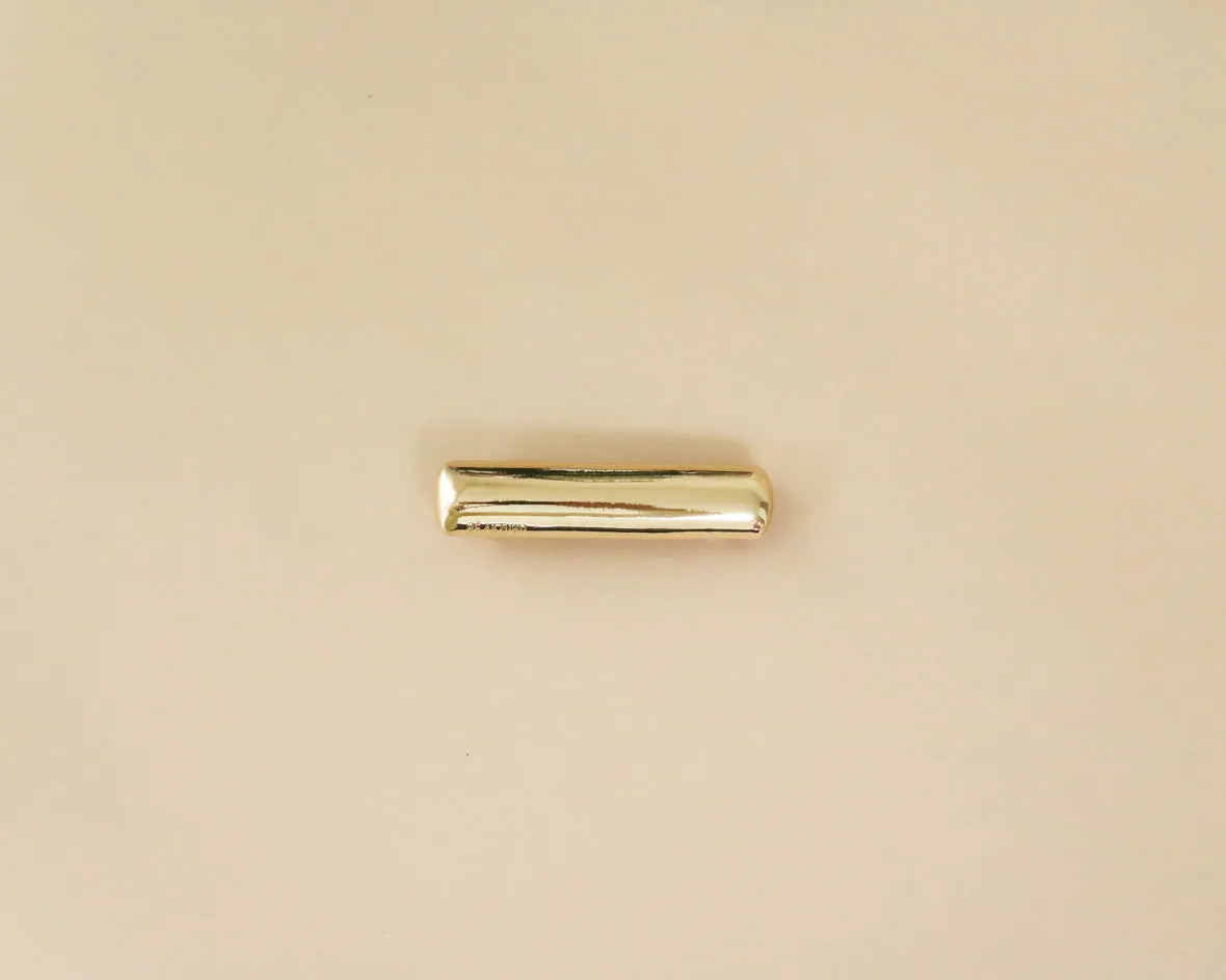 Gold Metal Square Barrette