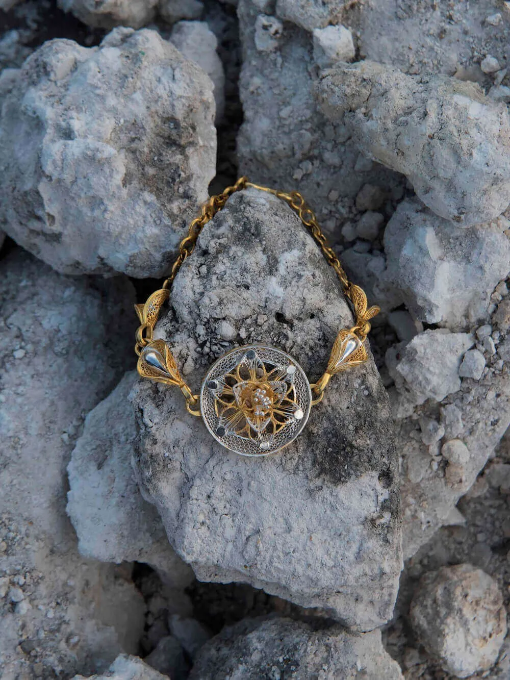 Golden Watch Bracelet