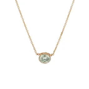 Green Sapphire Hope Necklace