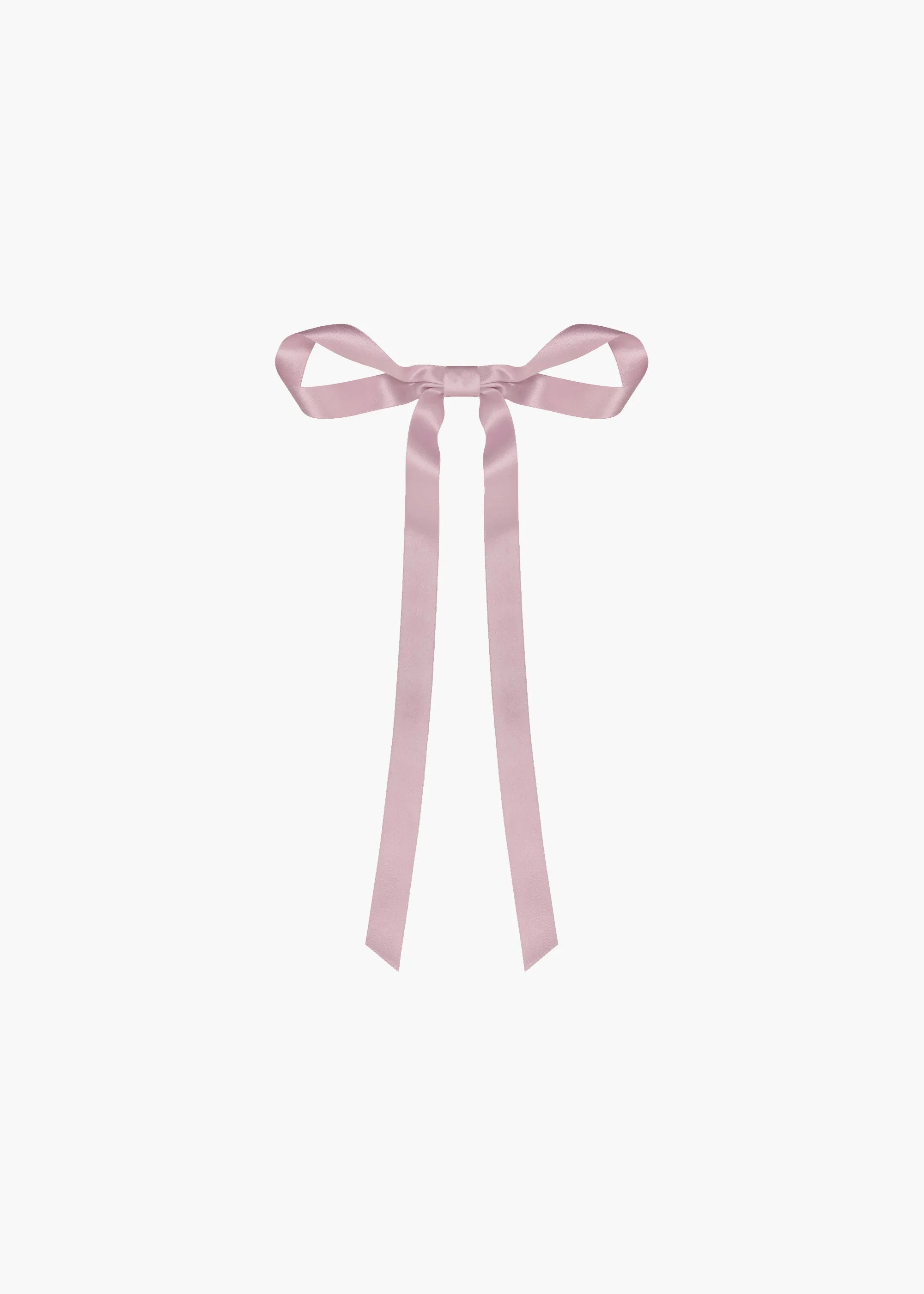 Gretta Bow Barrette -- Lilac