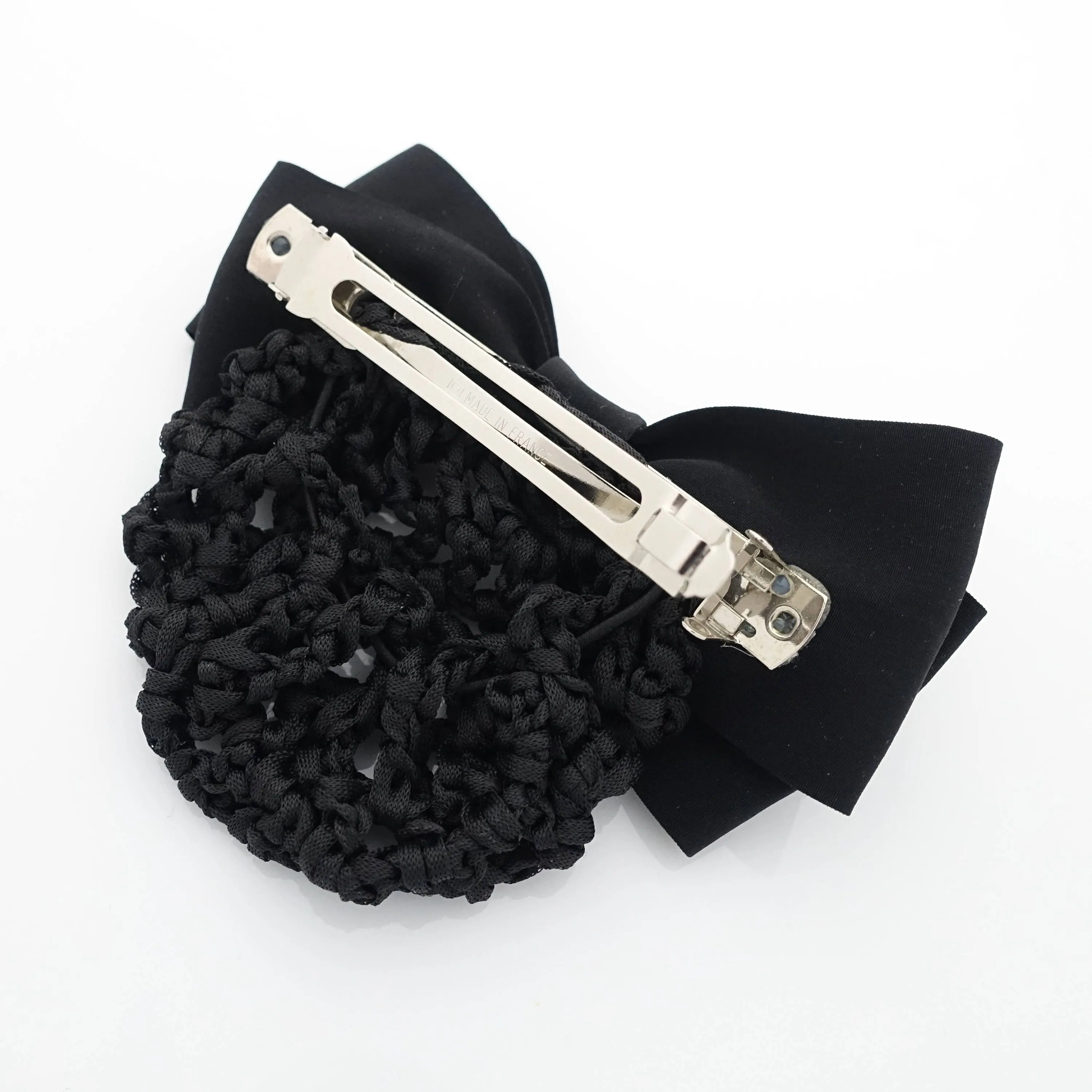 Hair Snood Net bow french barrette Clip hygienic hair accessory