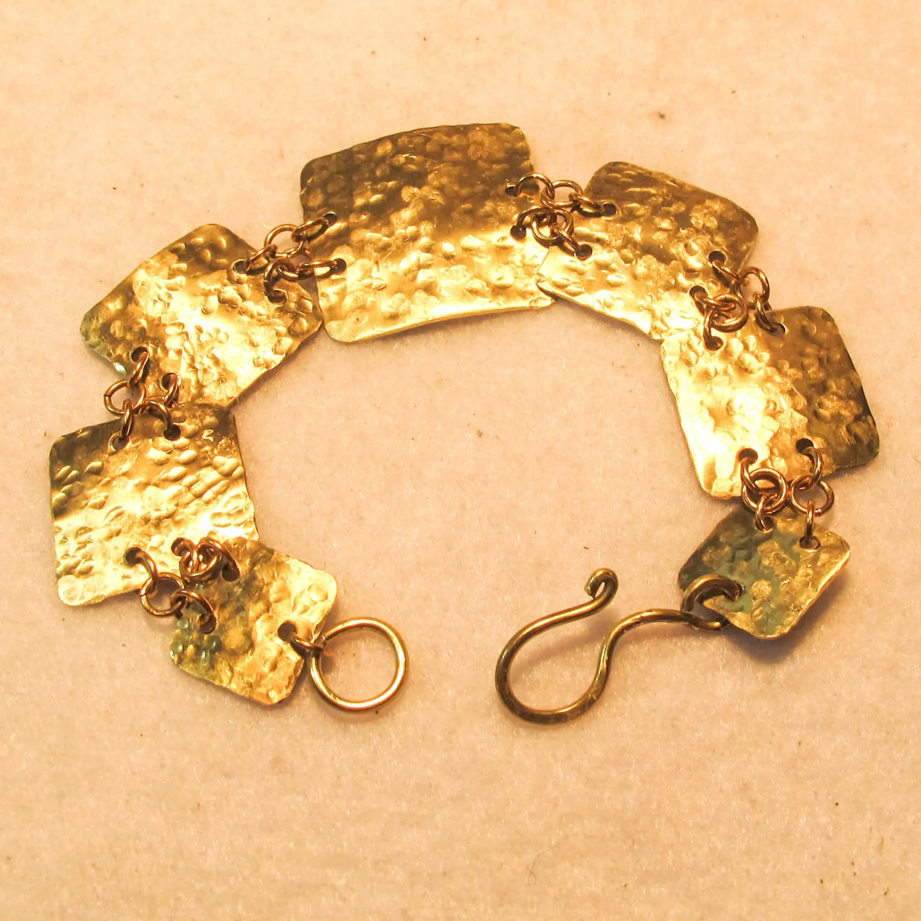 Hand-Cut Sheet Metal Bracelet