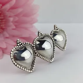 Handmade Hearts Brooch - VBR112