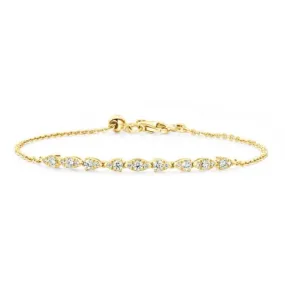 Hearts on Fire 18K Yellow Gold Aerial Dewdrop Diamond Bracelet