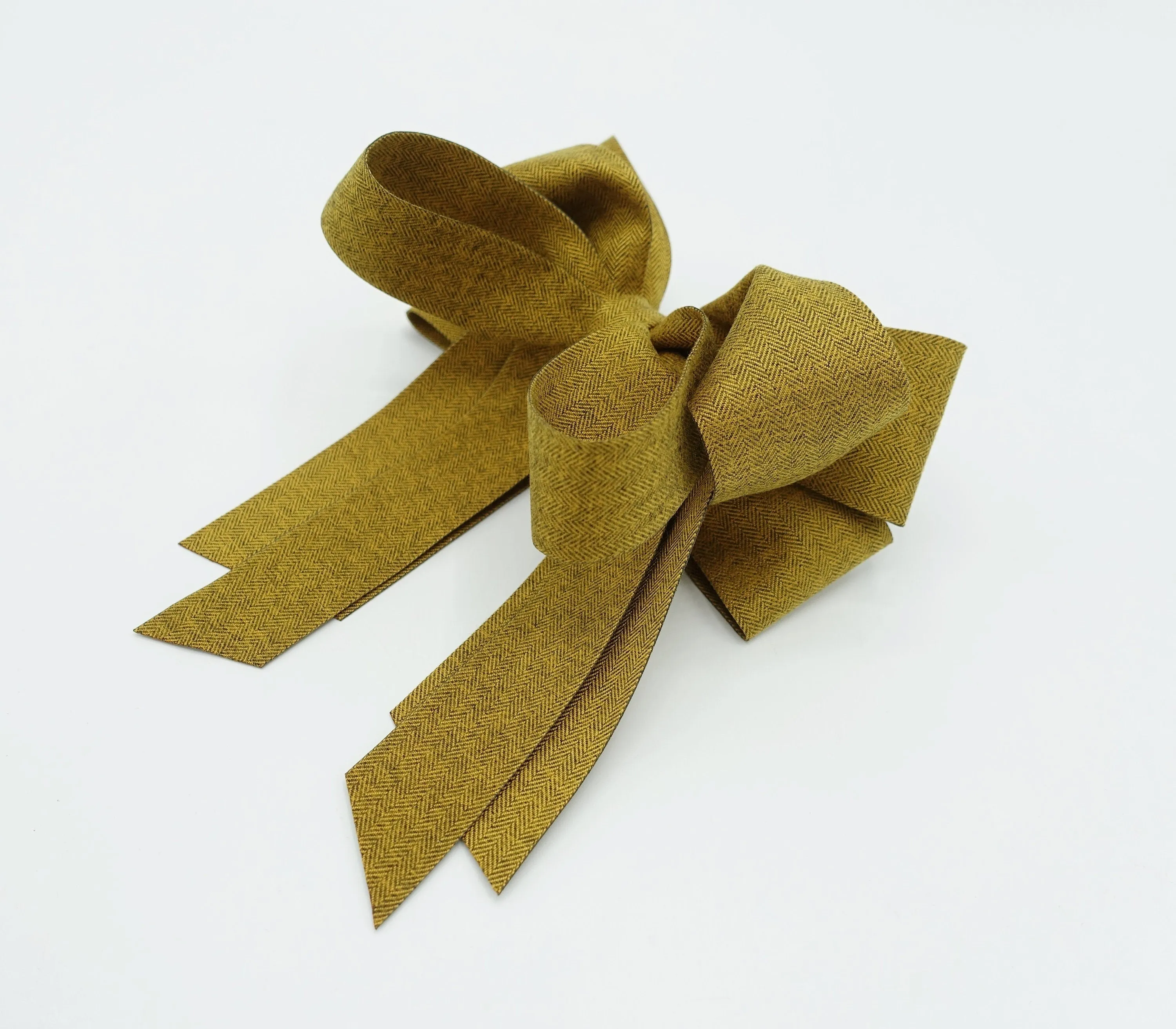 herringbone multi wing hair bow hair accessory for women