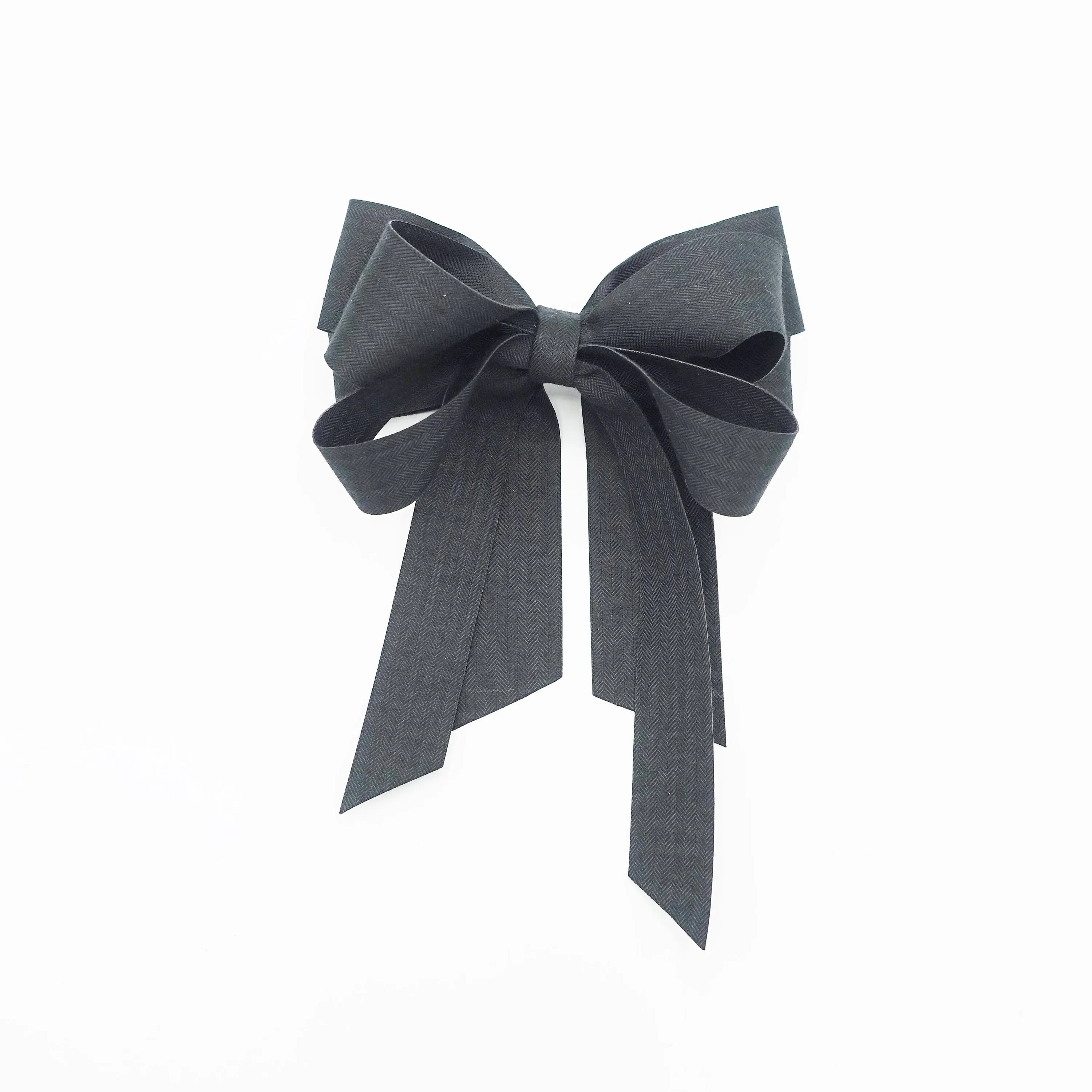 herringbone multi wing hair bow hair accessory for women