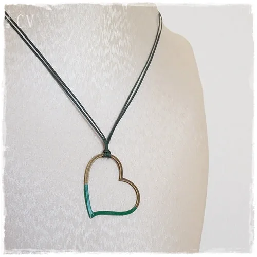 Hollow Heart Necklace