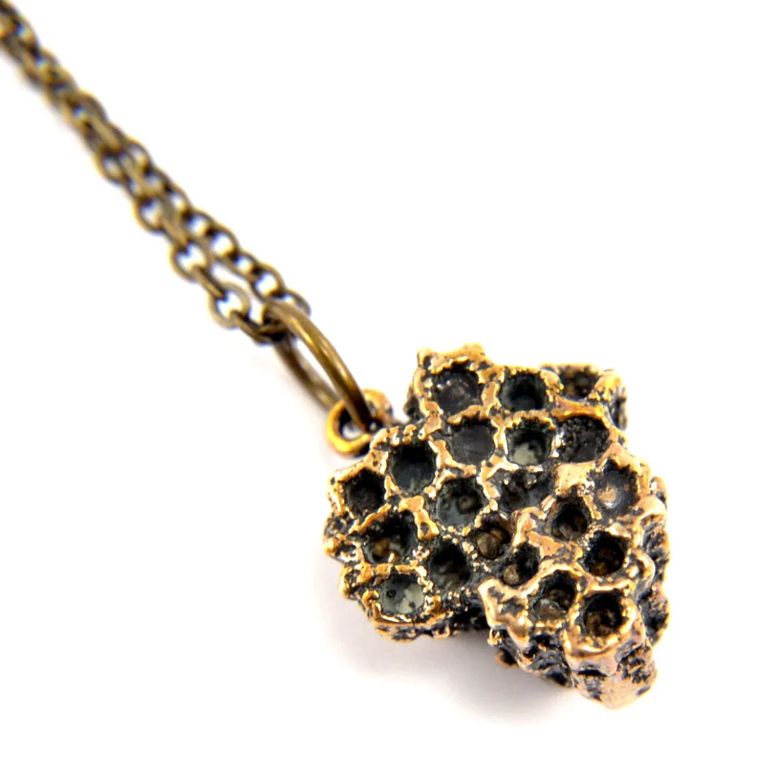 Honey Bee Comb Necklace