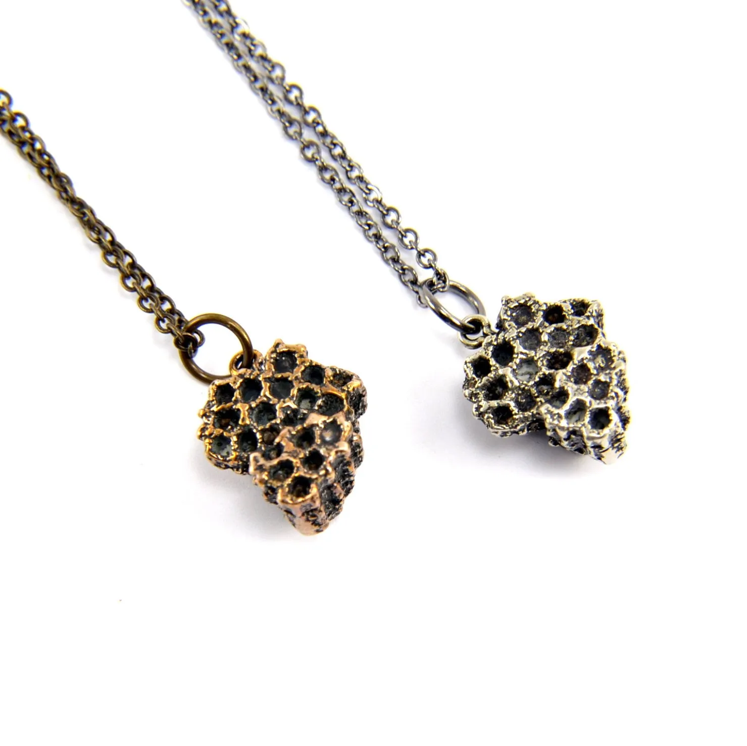 Honey Bee Comb Necklace