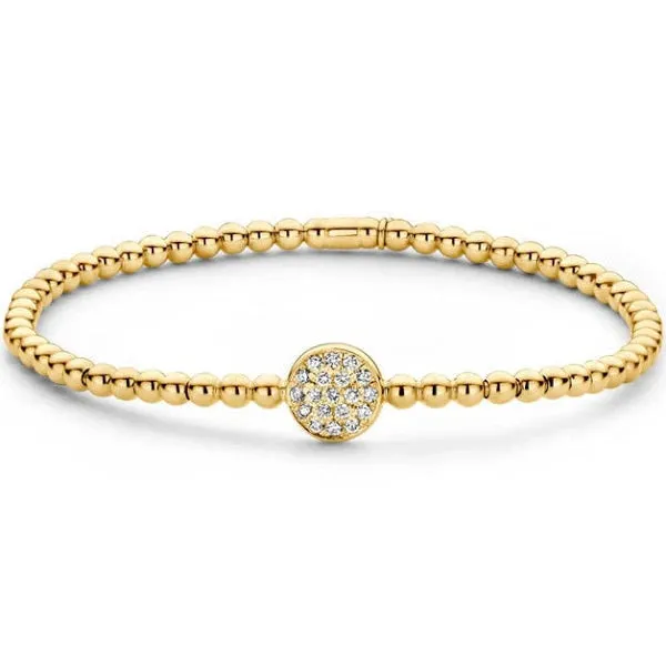 Hulchi Belluni 'Tresore' Small Diamond Circle Stretch Bracelet (21357)