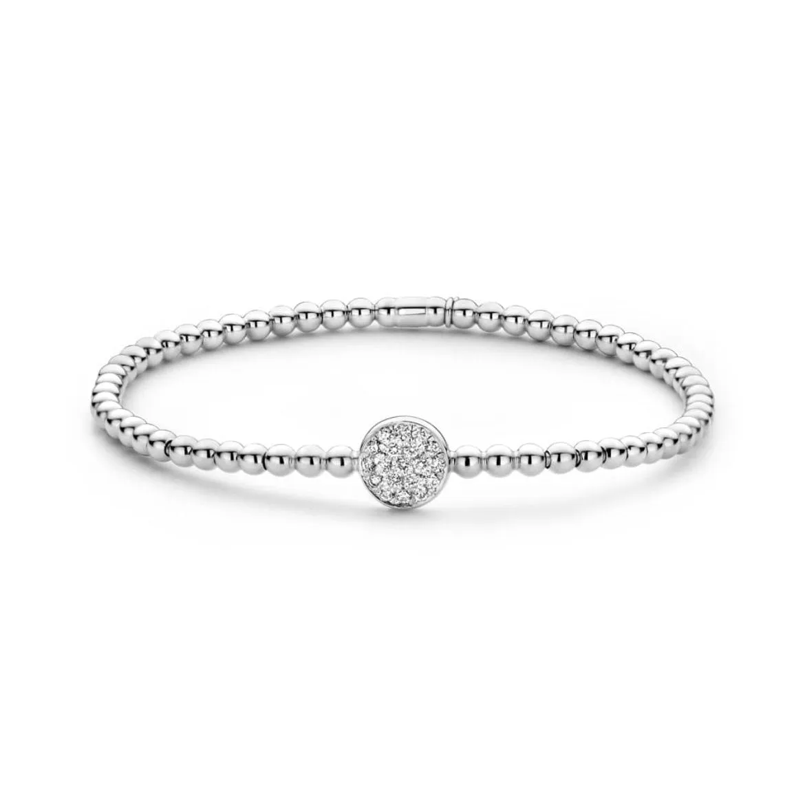 Hulchi Belluni 'Tresore' Small Diamond Circle Stretch Bracelet (21357)