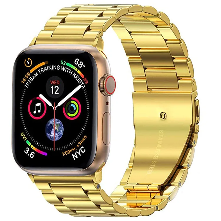 INSTOCK-Apple watch three-bead metal strap chain bracelet ( only