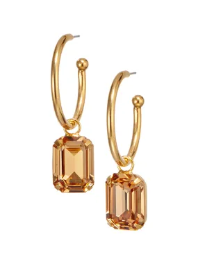 Jane Topaz Crystal Earrings