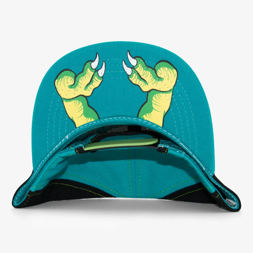 Kids T-Rex Dinosaur Flatbill Snapback Hat