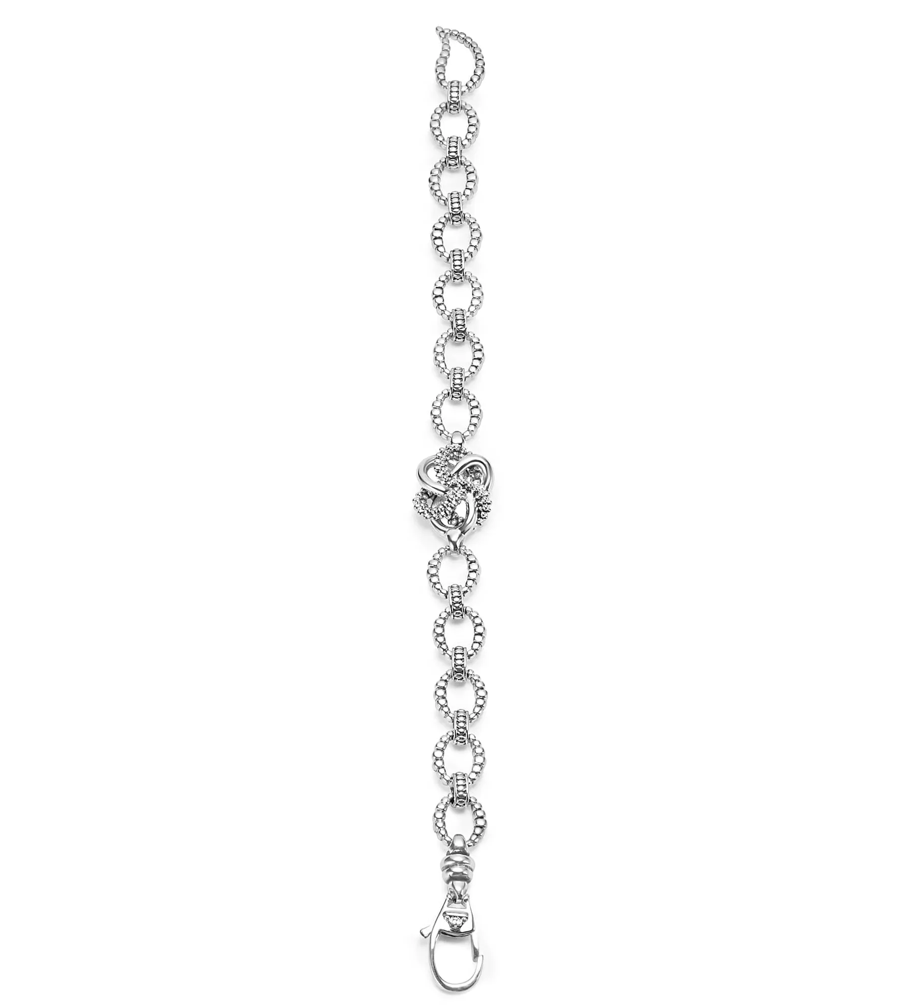 LAGOS Love Knot Silver Link Bracelet