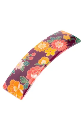 Large Rectangle Barrette - Kyoto