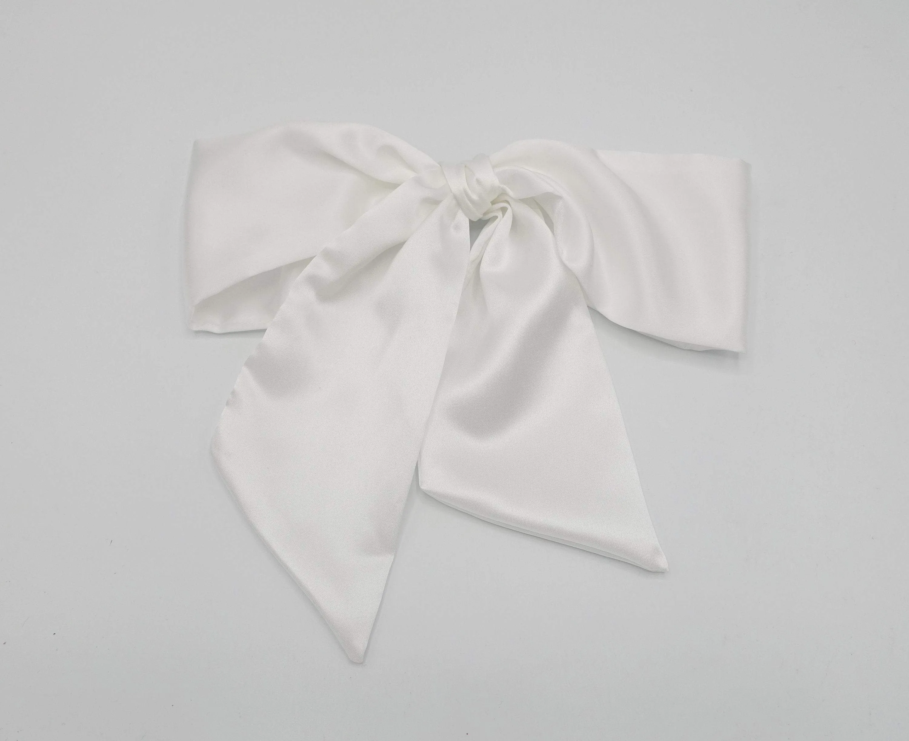 Largo satin hair bow large hair accessory for women