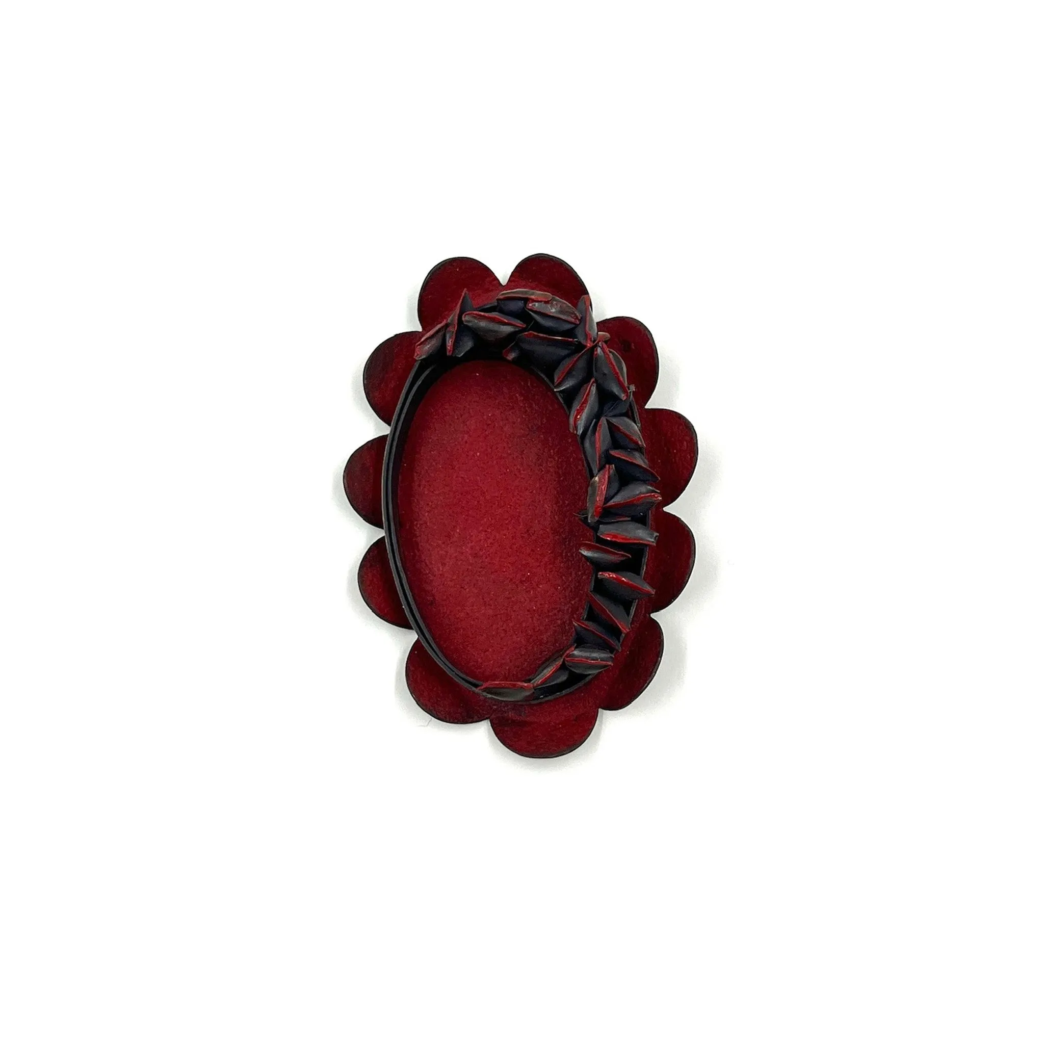 Lorena Lazard - Thin Red Line #1 Brooch