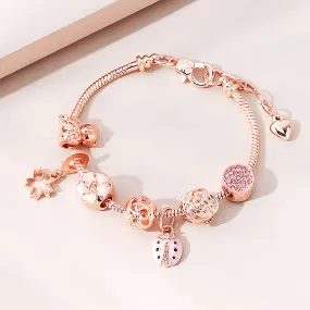 Luxe6193 - Ladybug Charm Bracelet