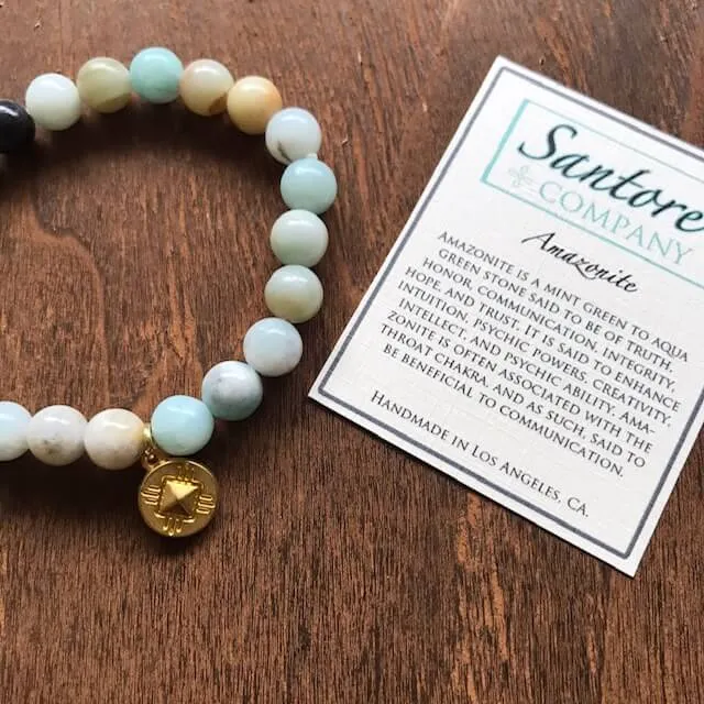 Mala: Amazonite Beaded Mala Bracelet