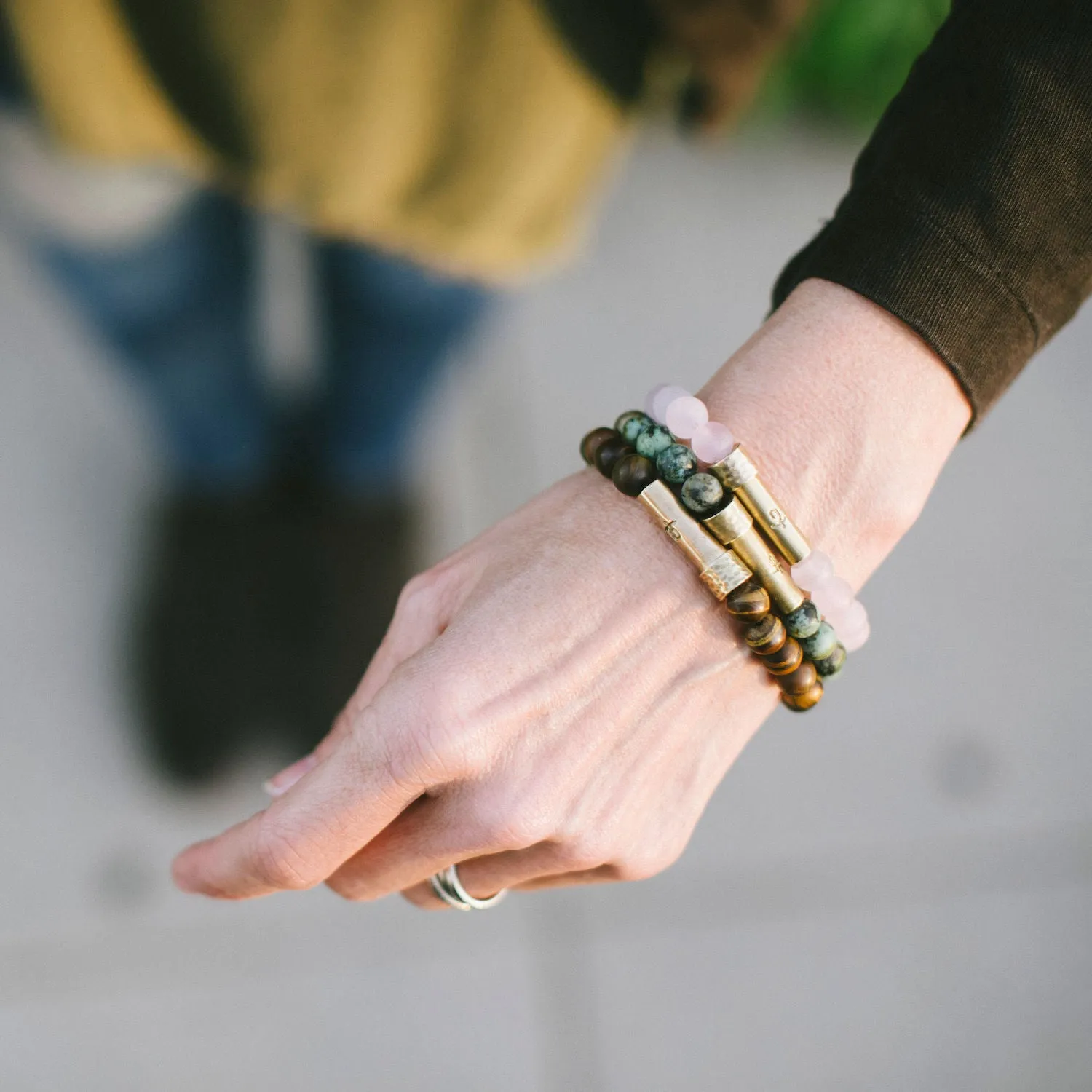 Matte Tiger Eye Intention Bracelet