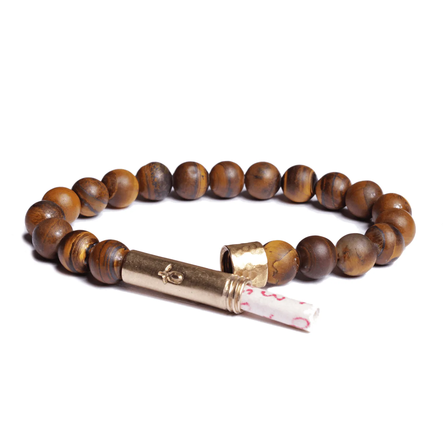 Matte Tiger Eye Intention Bracelet