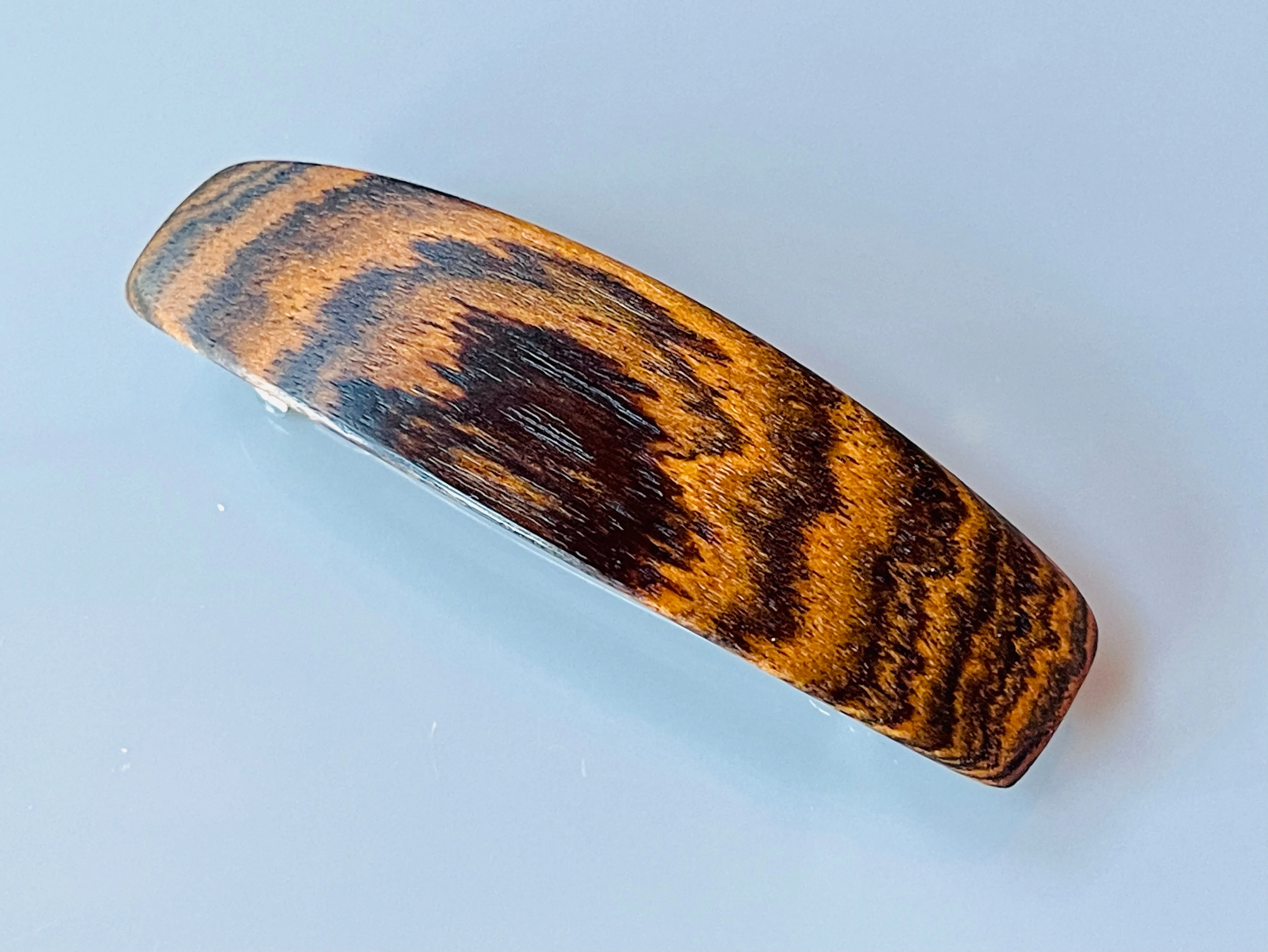 Medium Bocote Wood Hair Barrette