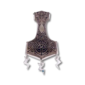 Mjölnir the Hammer of Thor - Brooch