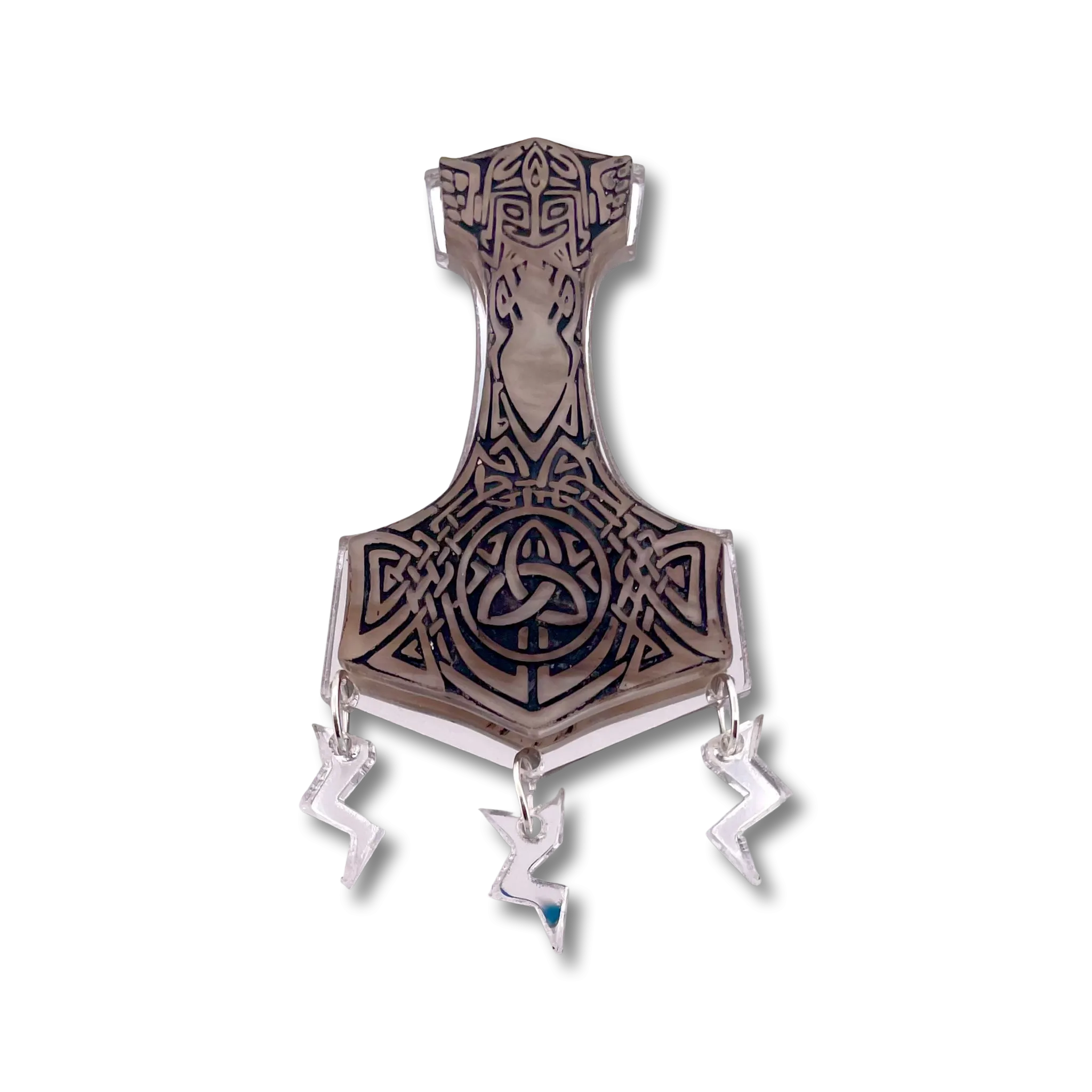 Mjölnir the Hammer of Thor - Brooch