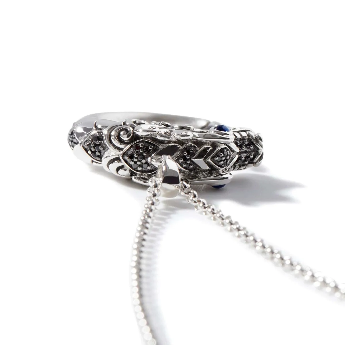 Naga Necklace, Sterling Silver, Pavé - NBS6501254BHBLSBN