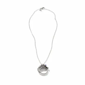 Naga Necklace, Sterling Silver, Pavé - NBS6501254BHBLSBN