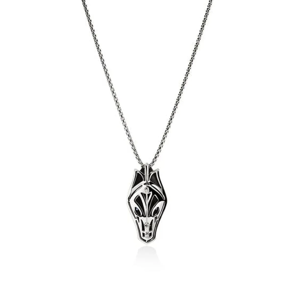 Naga Pendant Necklace, Sterling Silver, Blue Sapphire - NMS603631BSPX