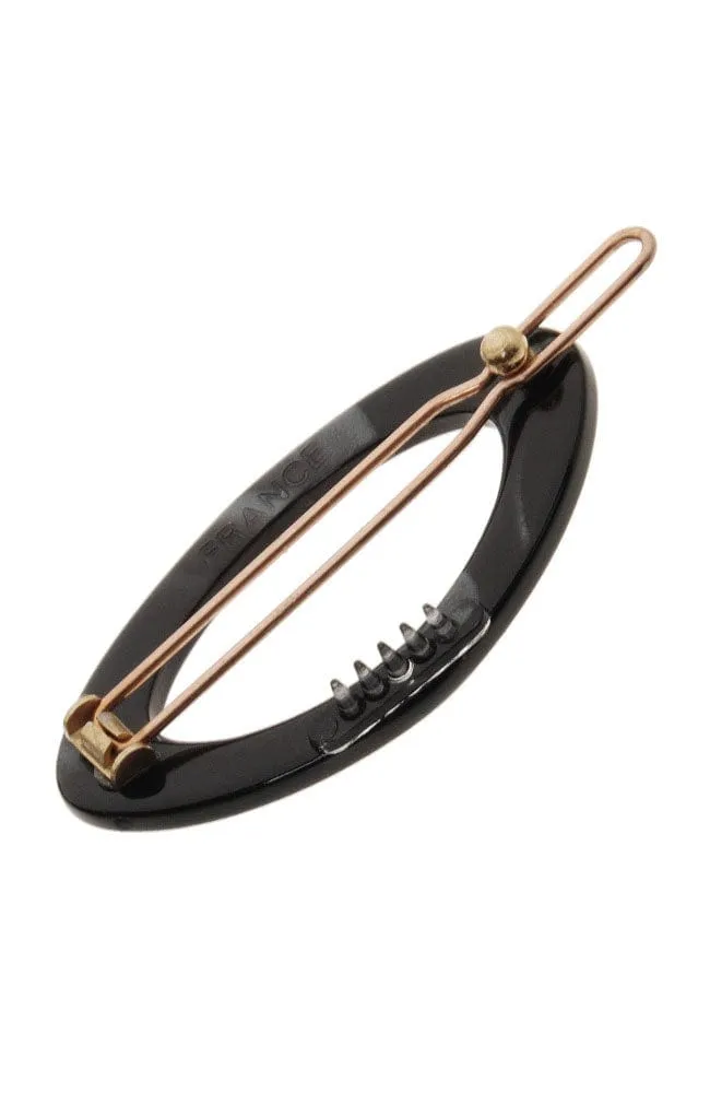 Narrow Oval Tige Boule Barrette - Classic