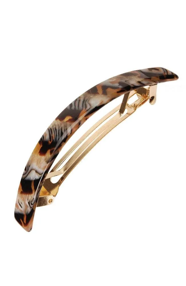 Narrow Rectangle Volume Barrette - Classic