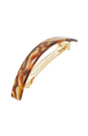 Narrow Rectangle Volume Barrette - Classic