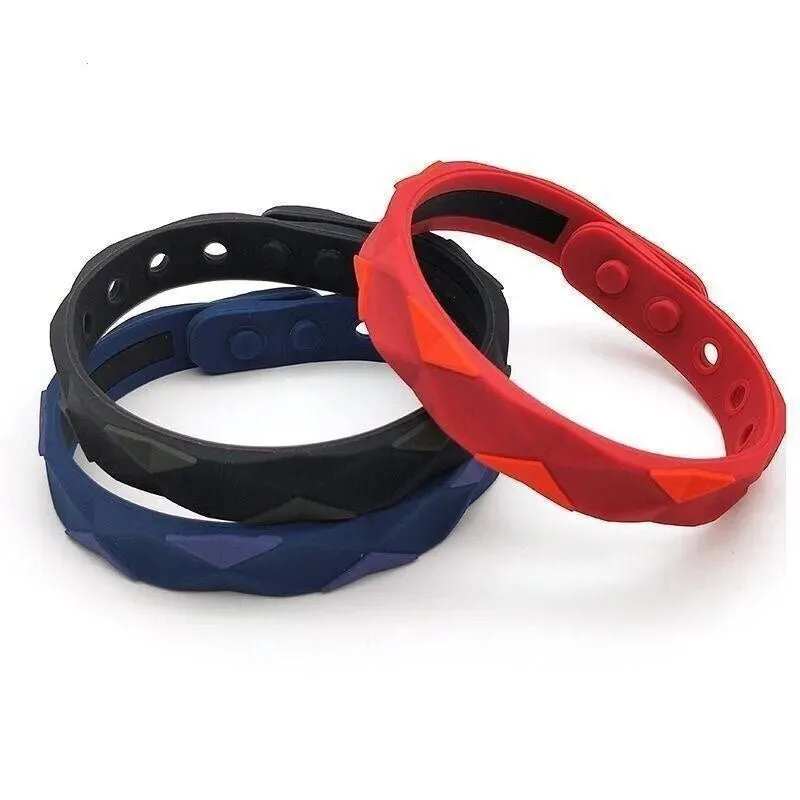 Negative Ion Bracelet - Waterproof Silicone Lovers Bracelet Anti Fatigue