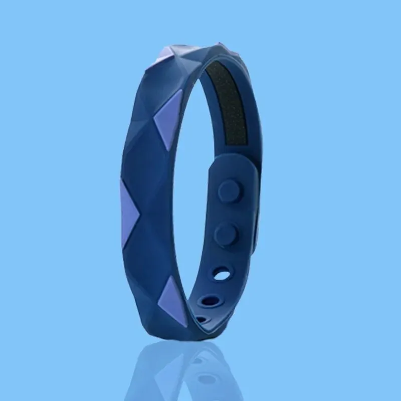 Negative Ion Bracelet - Waterproof Silicone Lovers Bracelet Anti Fatigue