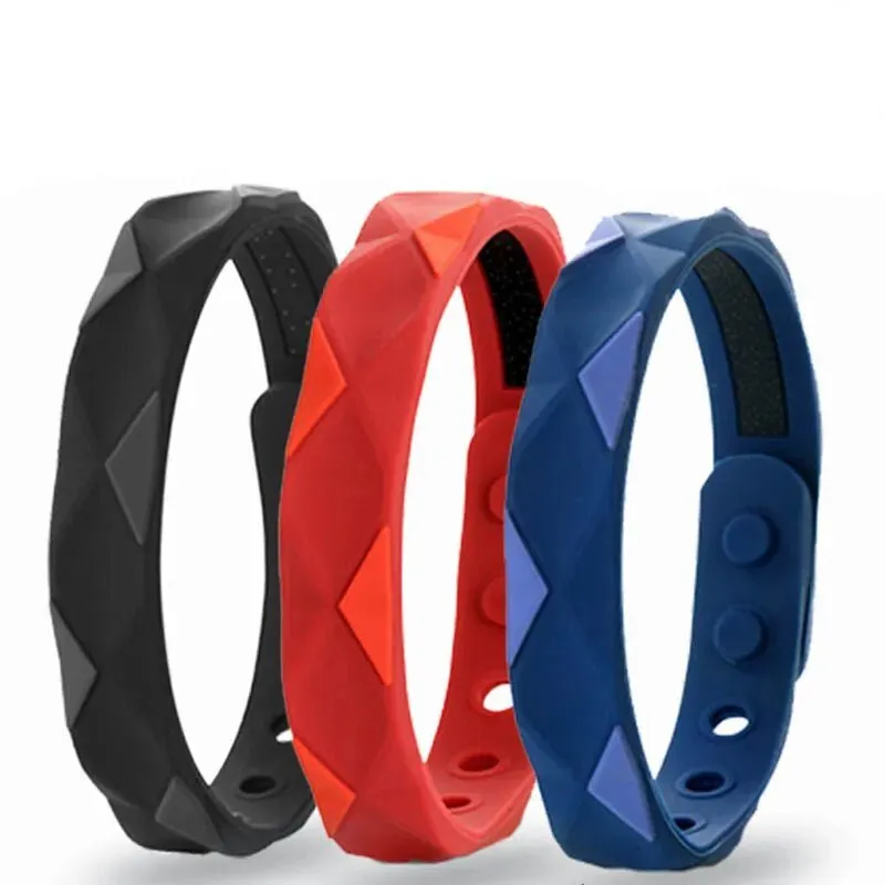 Negative Ion Bracelet - Waterproof Silicone Lovers Bracelet Anti Fatigue