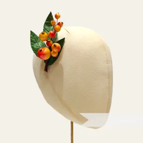 'Nolita' Vintage 1970's Miniature Apple Fruit Branch Hat Mount