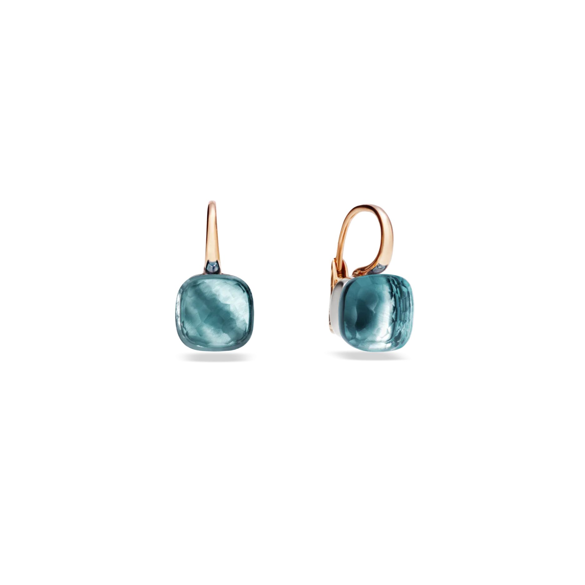 Nudo Earrings in Blue Topaz