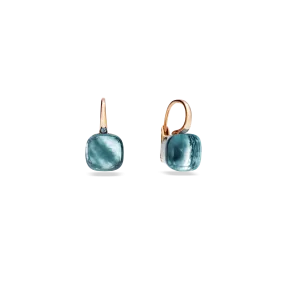 Nudo Earrings in Blue Topaz