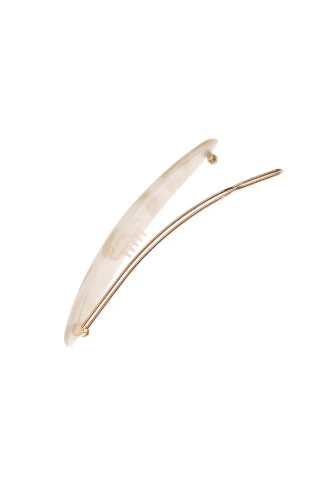 Oblong Tige Boule Barrette - Classic