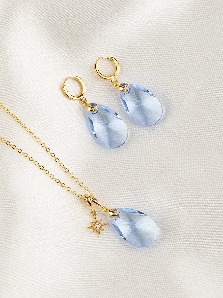 Olivia Jewelry Set | Light Sapphire