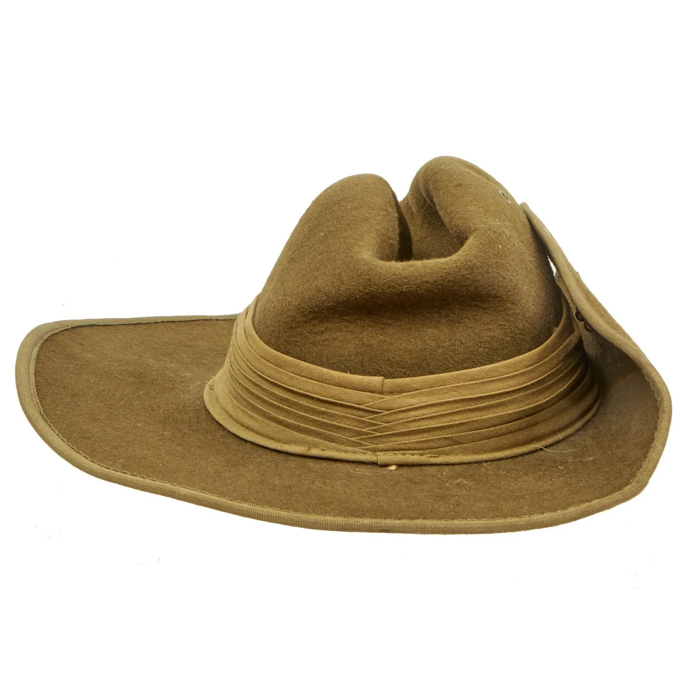 Original WWII Australian Slouch Hat with Badge