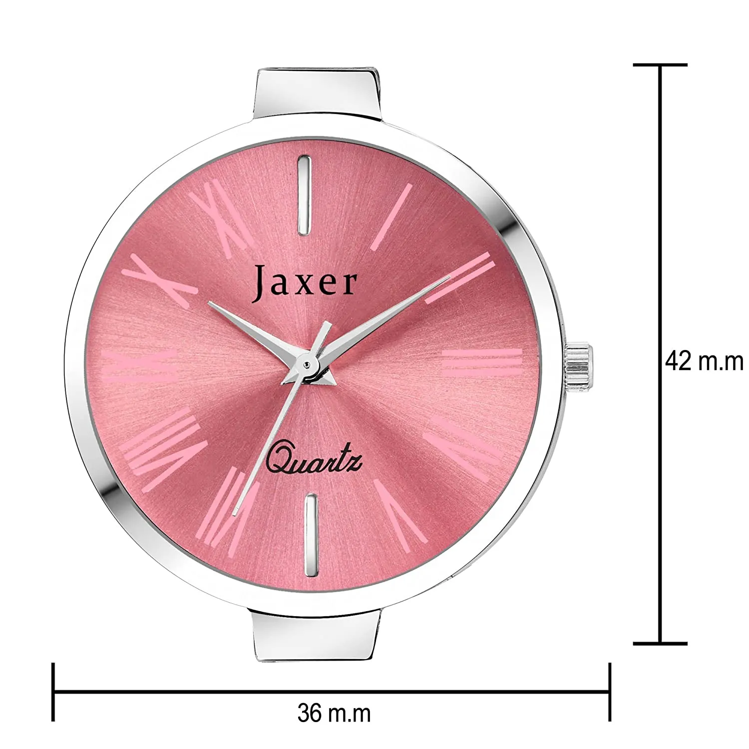 Party Pink Dial Steel Chain Analog Watch - For Women JXRW2514