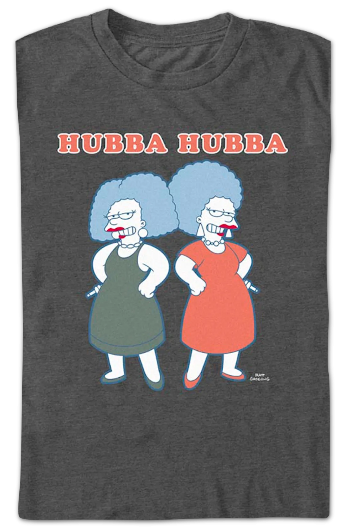 Patty And Selma Hubba Hubba Simpsons T-Shirt