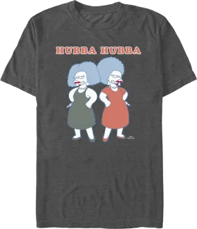 Patty And Selma Hubba Hubba Simpsons T-Shirt